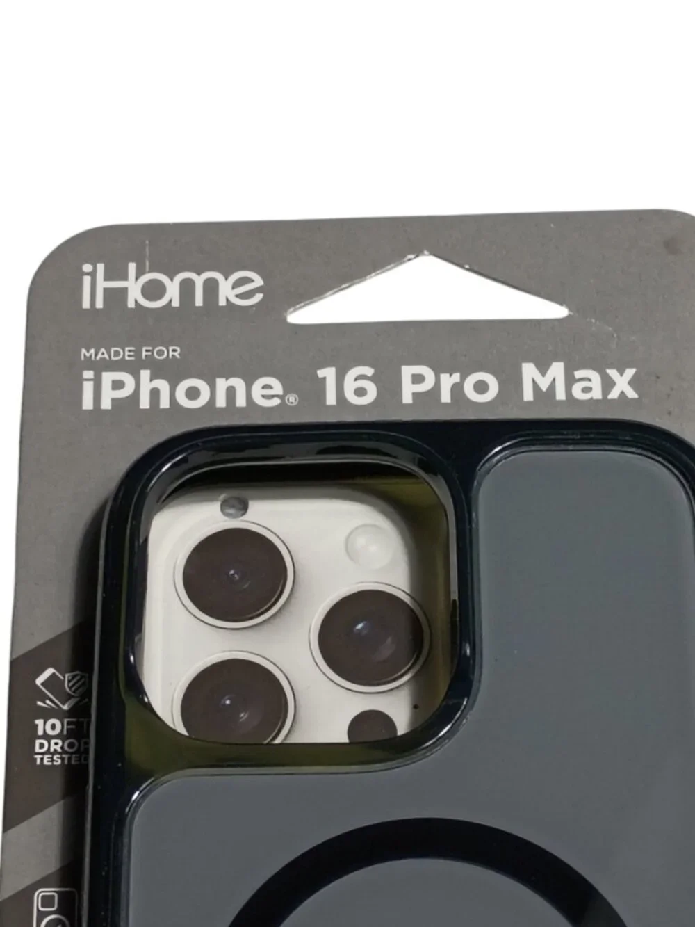 Ihome Magsafe Compatible Case 2Ihpc1002Blkw2 Iphone 16 Pro Max Gray Black